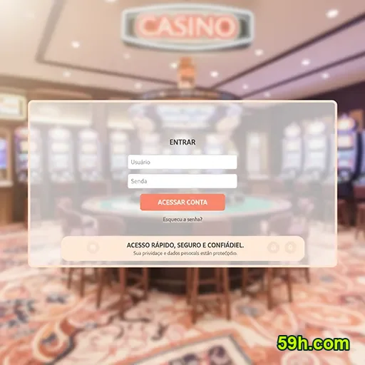 Jogador lendo regras de promoções no 59h.com