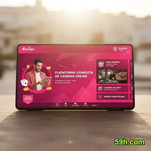 Suporte mobile da 59h.com com chat e orientação segura